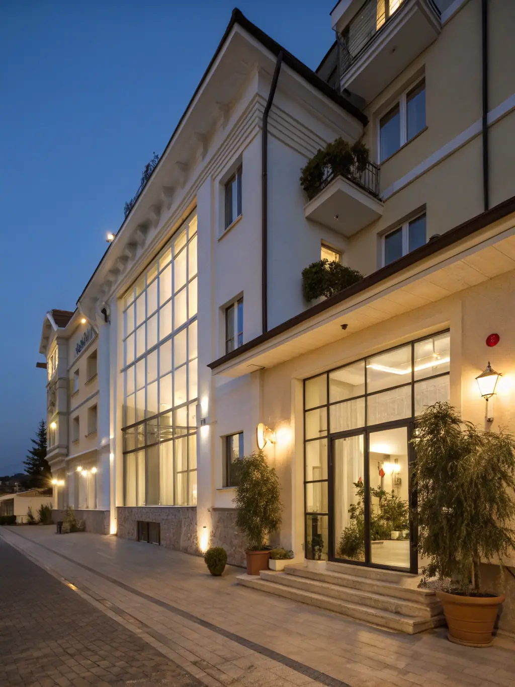 An image showcasing a range of accommodation options available to pilgrims, from budget-friendly hostels to comfortable hotels, all vetted and approved by the Papal Visit Committee.